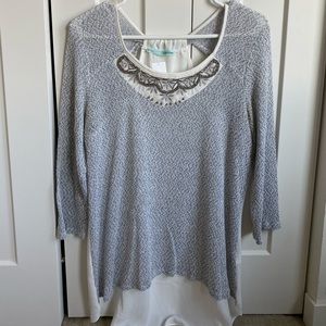 Maurice’s Hi-Low 3/4 Sleeve Blouse